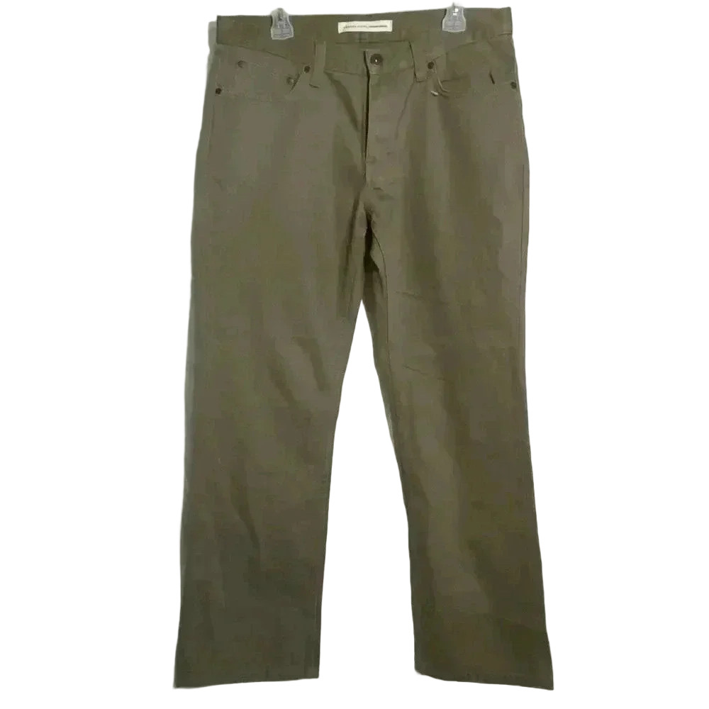 Denver Hayes straight mid rise  khaki pants for men size